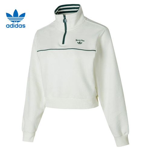 adidas阿迪达斯三叶草春季女子运动休闲卫衣套头衫JM8014