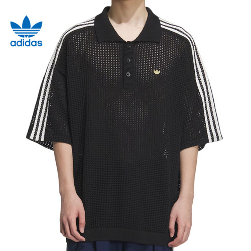 adidas阿迪达斯三叶草男子运动休闲短袖T恤KE5815
