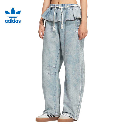 adidas阿迪达斯三叶草女子运动休闲长裤裤子KT3051