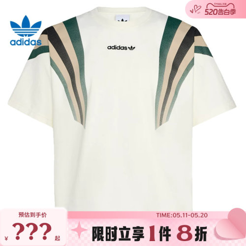 adidas阿迪达斯三叶草男子运动休闲短袖T恤KW2016