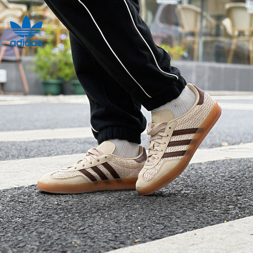 adidas阿迪达斯三叶草女鞋GAZELLE INDOOR运动休闲鞋JS1418
