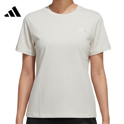 adidas阿迪达斯女子运动休闲短袖T恤KS5323