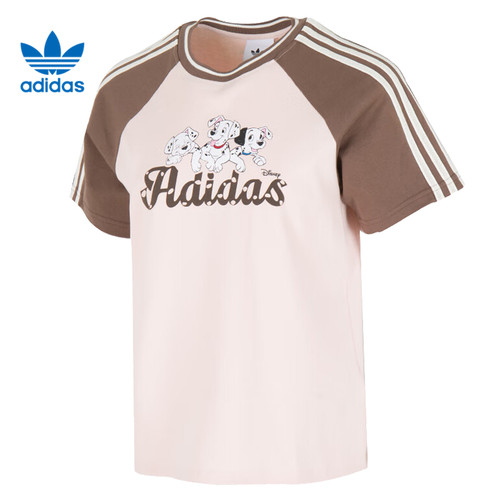 adidas阿迪达斯三叶草女子运动休闲短袖T恤KG6699