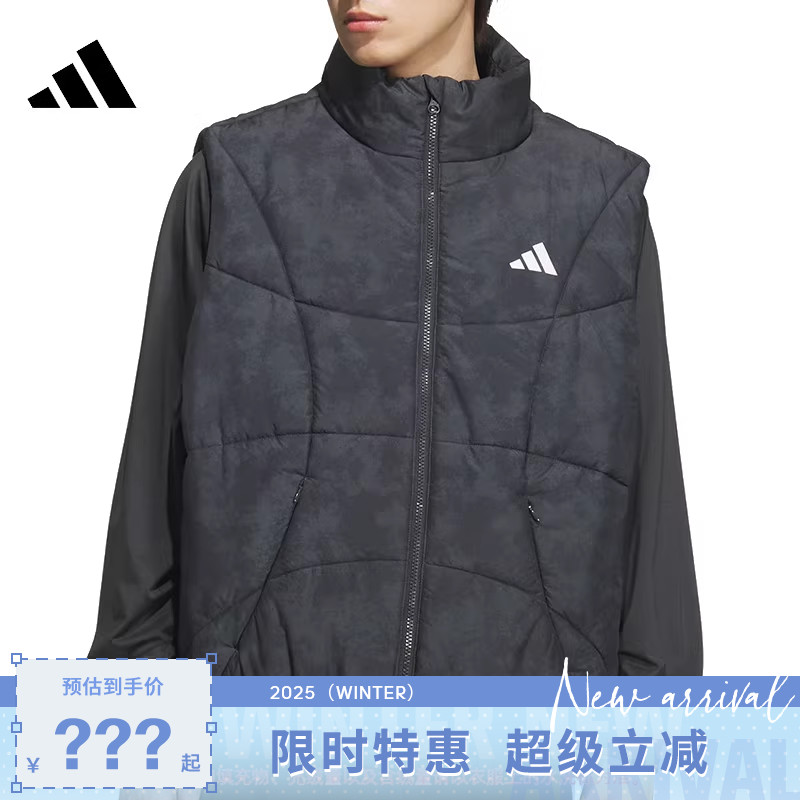 adidas阿迪达斯男子运动休闲棉马甲外套KC2754