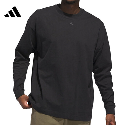 adidas阿迪达斯男子运动休闲长袖T恤JX5580