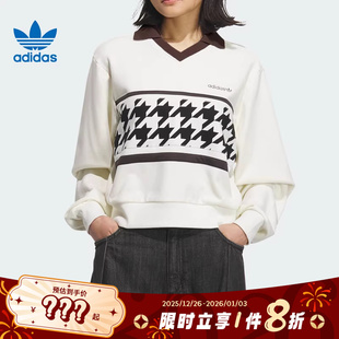 adidas阿迪达斯三叶草女子运动休闲卫衣套头衫 KC2689