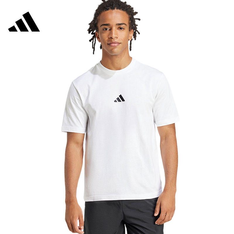 adidas阿迪达斯男子运动休闲短袖T恤JF1092图片