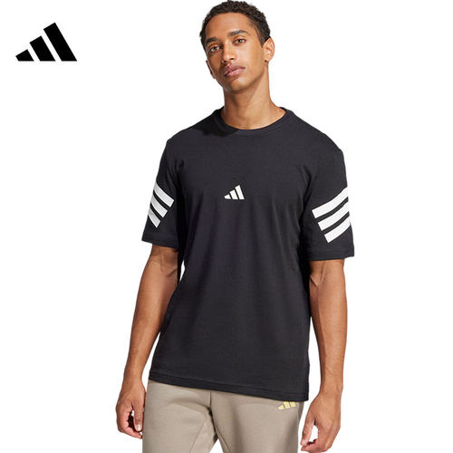 adidas阿迪达斯男子运动休闲短袖T恤JD4877