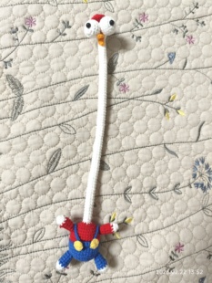 成品手工diy挂件钥匙扣搞怪马里奥玩偶咕咕鸡毛线编织鸡送闺蜜个