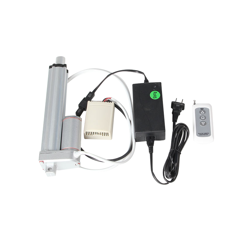 养殖电动推杆通用鸡舍门通风窗伸缩杆侧电机谷仓撑杆12v家用24v