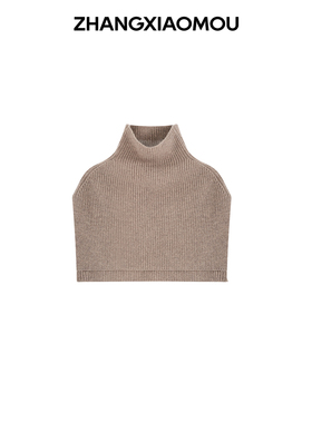 张小某 梨形定制 冬季全羊毛软糯舒适高领开叉针织围脖1BW11P2351