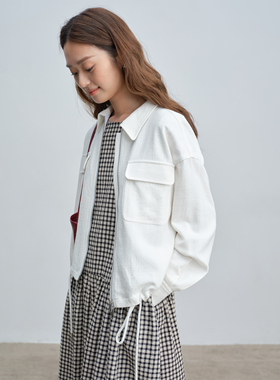 张小某 梨形显瘦定制 亚麻短款外套 1CZ02W2629