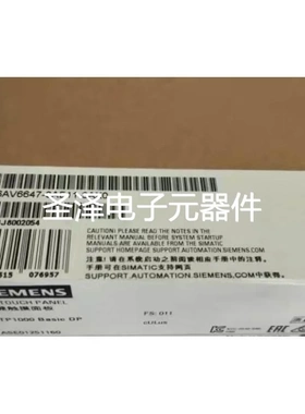 6AV6647-0AE11-3AX0西门子触摸屏KTP1000 DP 6AV6 647-0AE11-3AX0