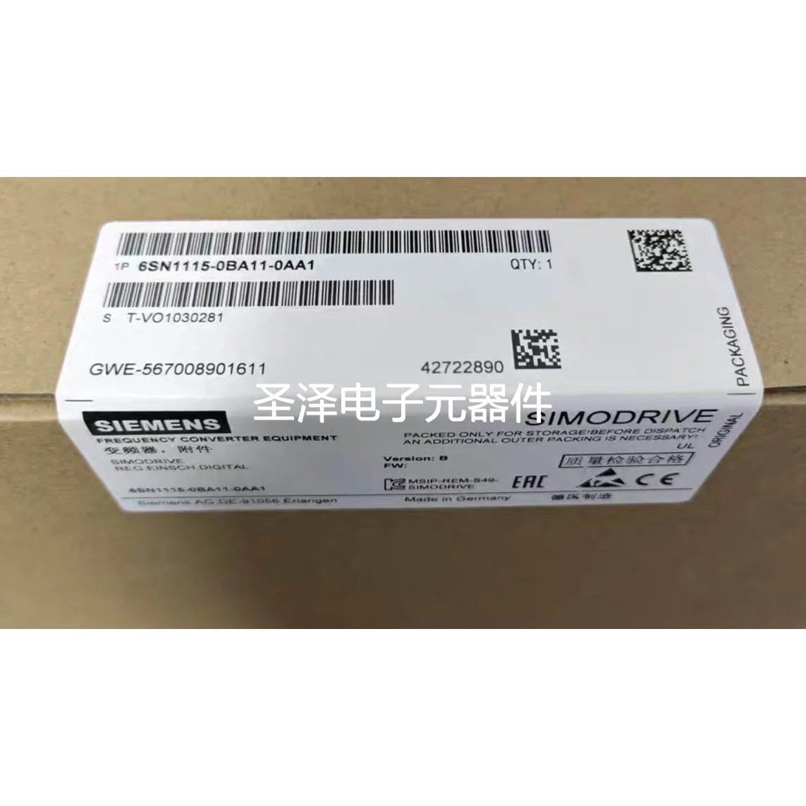 6SN115-0BA11-0AA1西门子全新原装轴卡6SN115-0BA11-0AA1议价