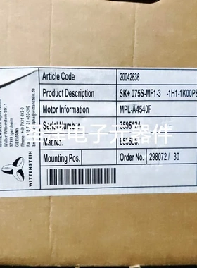 SK+075S-MF1-3 -1H1-1K00P8G MPL-A4540F议价