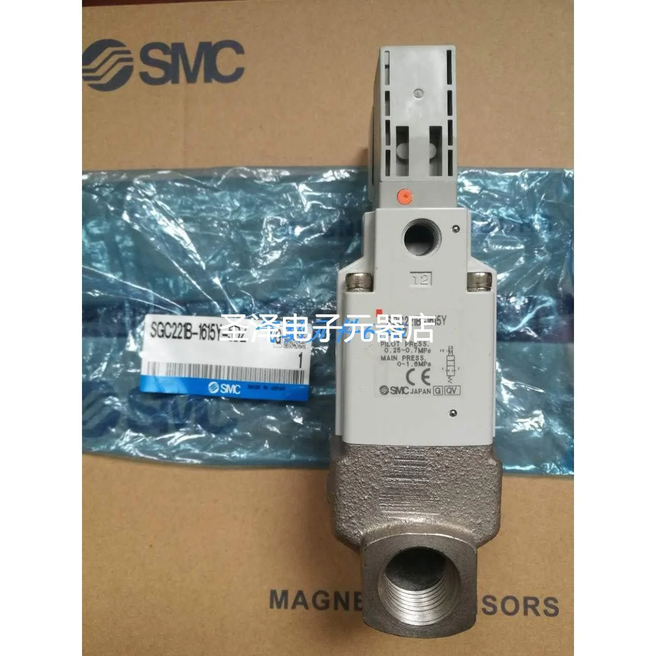 原装正品SMC冷却阀SGC221B-1615Y-5DZ SGC321-1020Y-5DZ质量保证