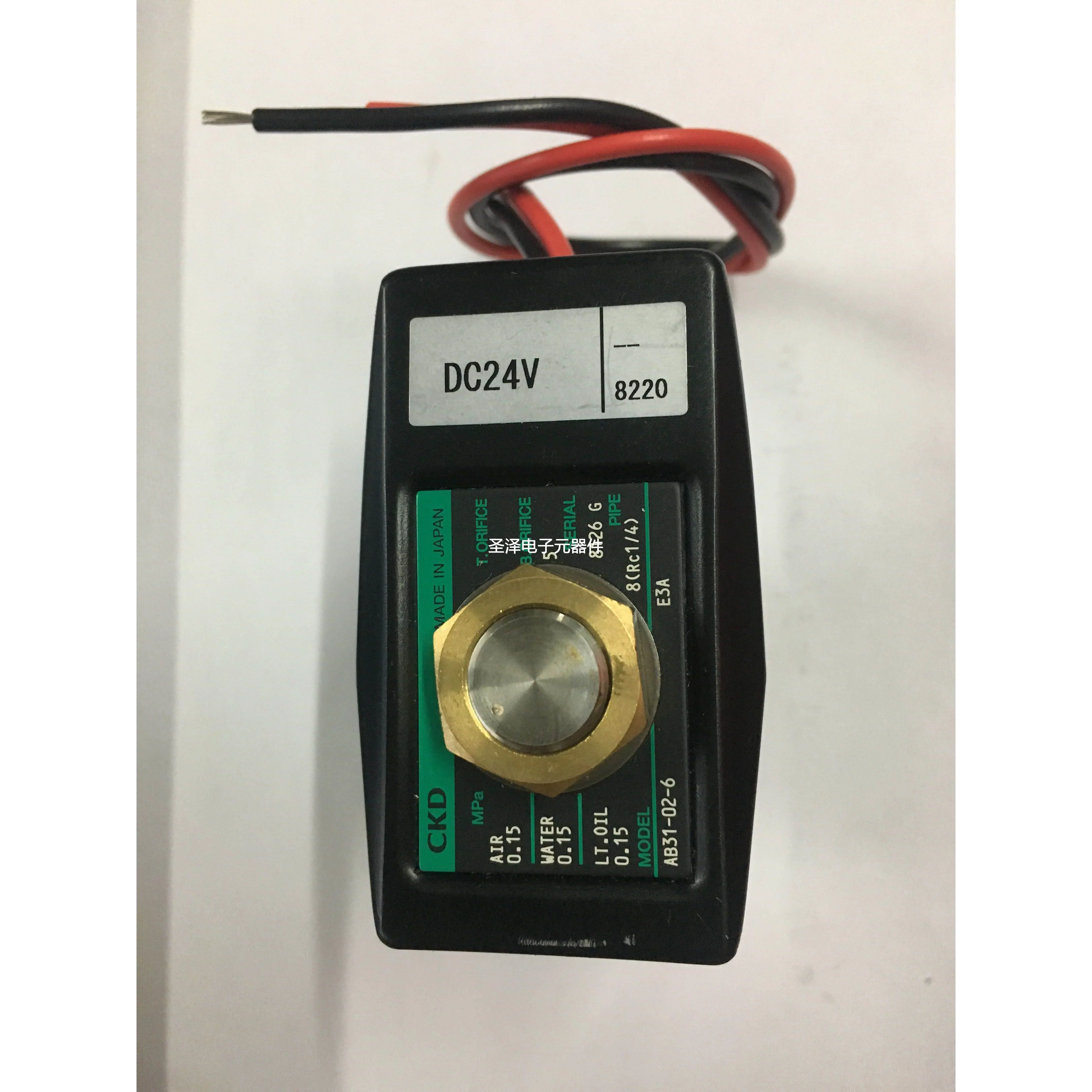 CKD不锈钢电磁阀AB31-02-6-E3A/P2E全新原装真品DC24V当天发货议