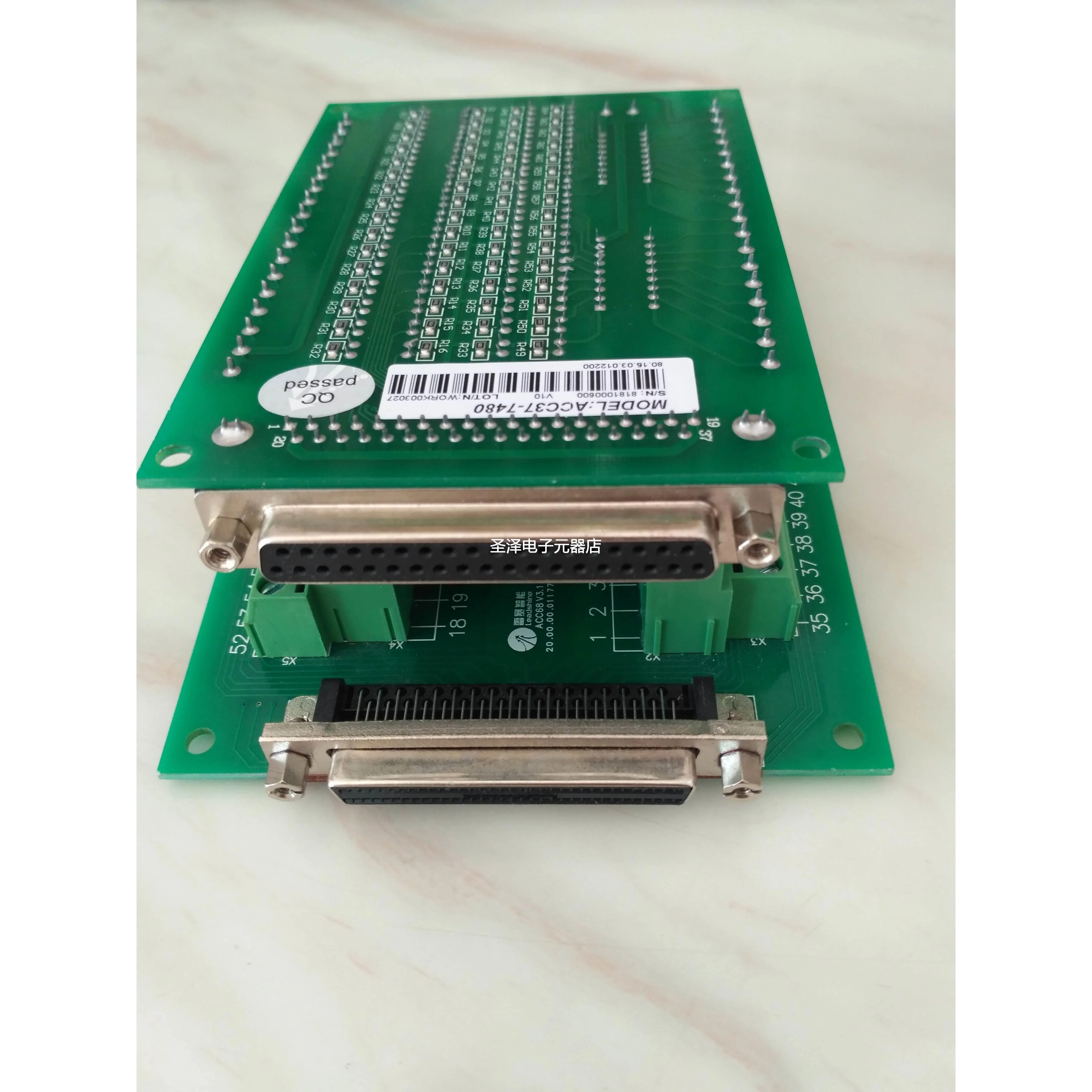 雷赛ACC37-7480配线板卡ACC68C接线IO端子台 通用议价