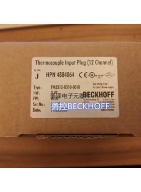 倍福BECKHOFF 热电偶模块 FM3312-B310-0010议价