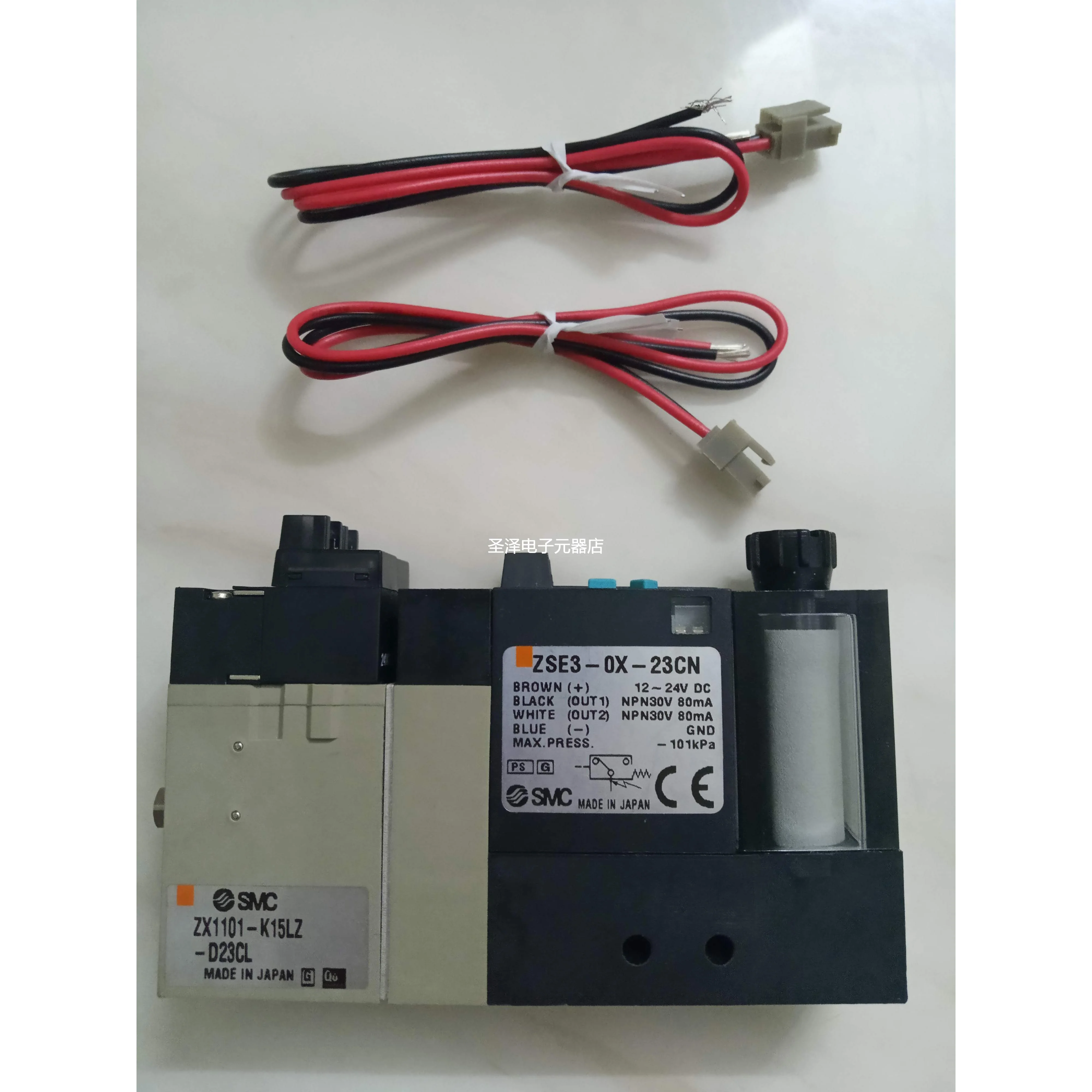 SMC真空发生器ZX-10检测ZX1101-K15LZ-D23CL带显示ZSE3-0X-23CN议