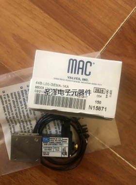 全新美国MAC电磁阀 44B-L00-GEMA-1KA 原装现货烟机专用阀2826议