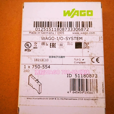 现货WAGO 750-554 750-430万可IO模块议价