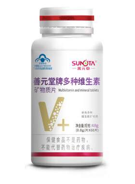 善元堂多种维生素矿物质片0.8g*60片补充多种矿物质维生素