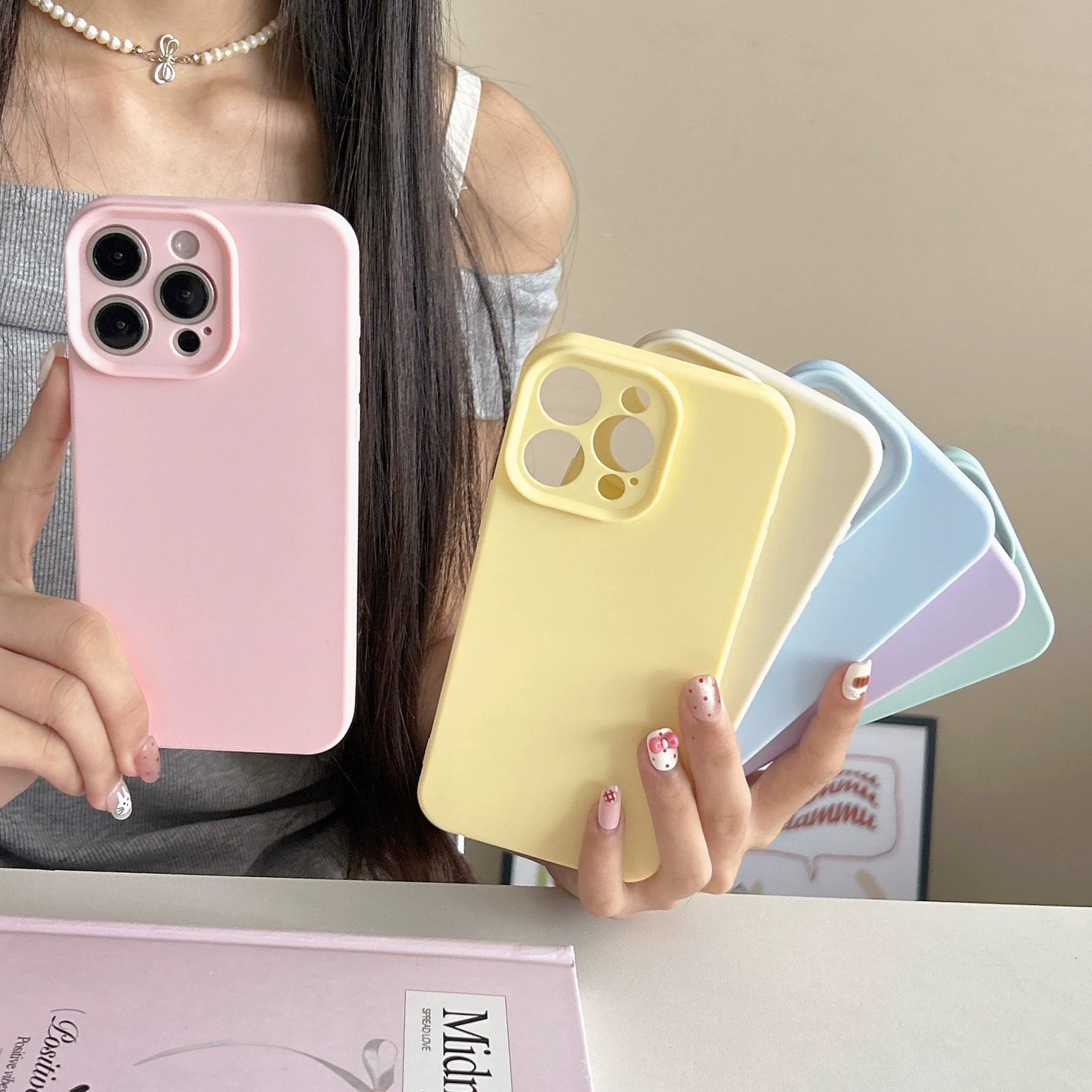 适用苹果16pro手机壳iPhone17promax保护套14全包精孔13新款超薄15plus软硅胶12纯色高级感11潮男女p情侣款