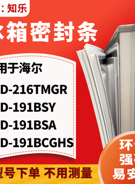 适用于海尔BCD-216TMGR 191BSY 191BSA 191BCGHS冰箱门封条密封条