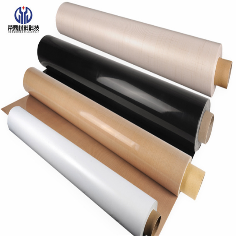 特氟龙高温布隔热耐磨光滑铁氟龙耐高温封口机不带胶高温布