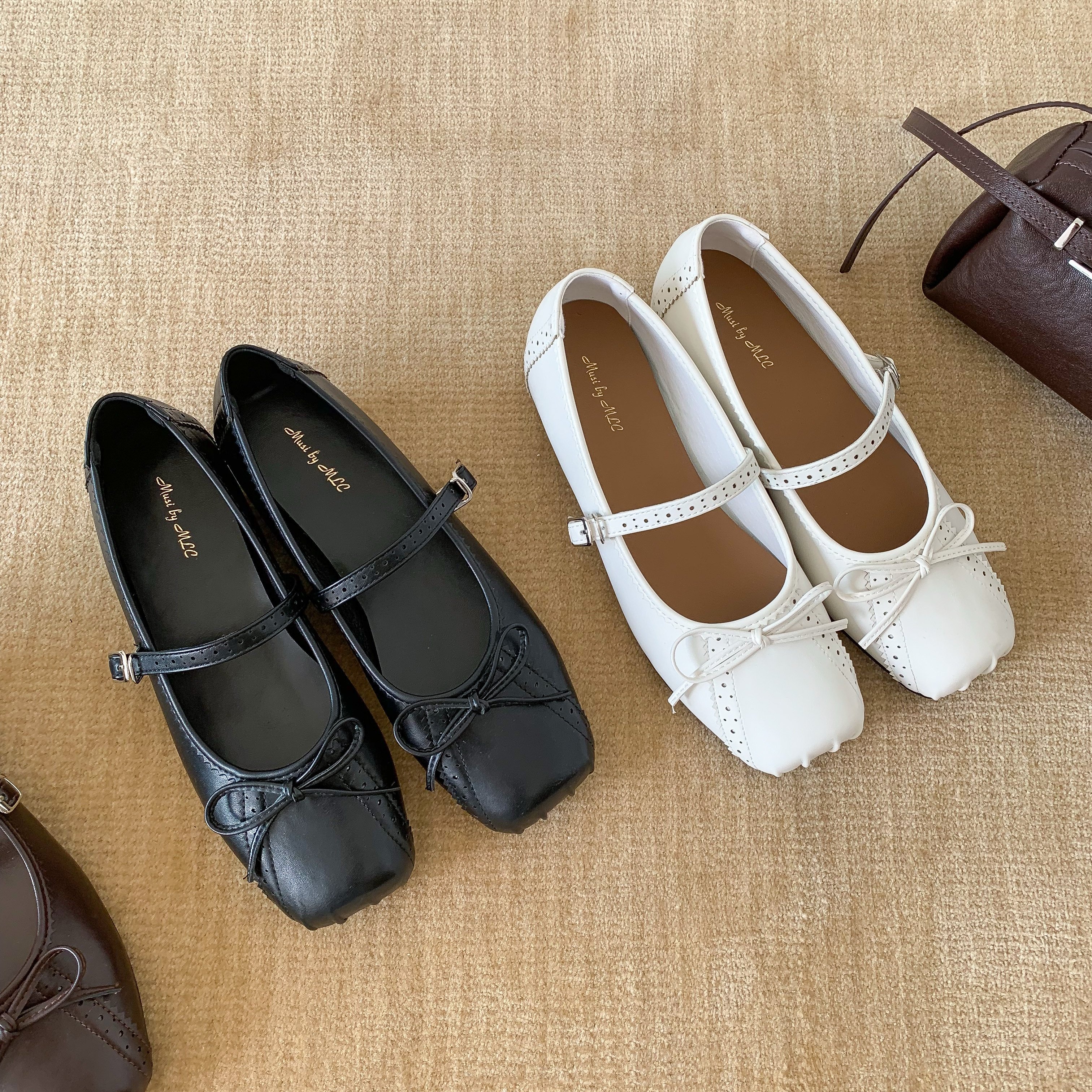 MUMU温柔风方头蝴蝶结玛丽珍鞋女一字扣内增高浅口单鞋百搭,女鞋,浅口单鞋,淘宝优惠券,粉丝福利购,淘宝优惠卷