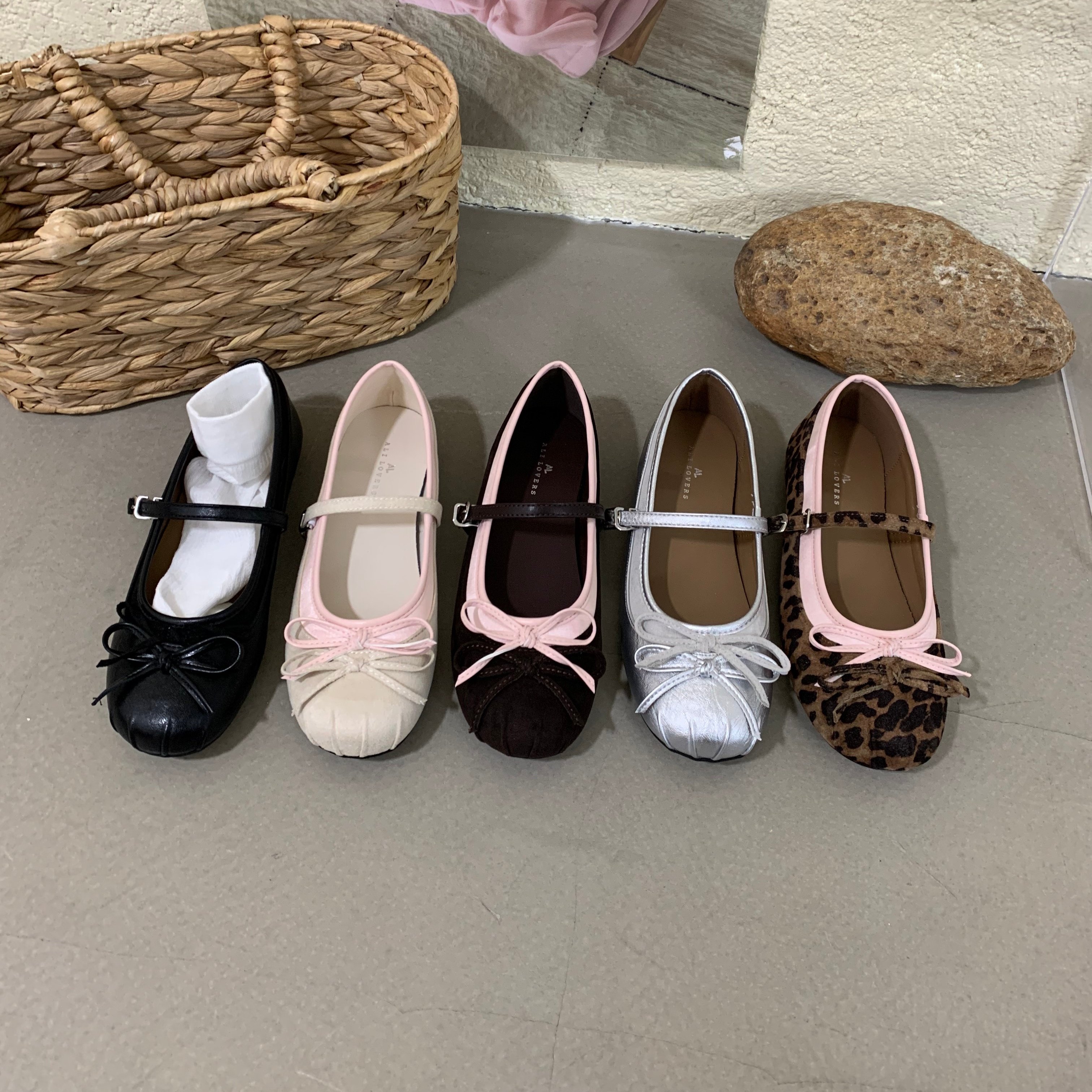 MUMU甜美蝴蝶结玛丽珍鞋女平底芭蕾舞鞋一字带浅口单鞋百搭,女鞋,浅口单鞋,淘宝优惠券,粉丝福利购,淘宝优惠卷