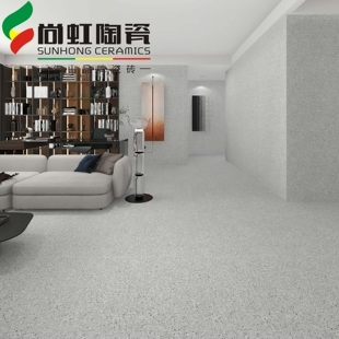 复古水磨石瓷砖地砖800x800客厅餐厅地板砖防滑阳台商铺仿古砖