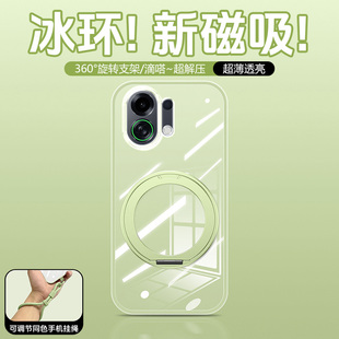 适用oppok13turbo手机壳新款带支架k12Pro软壳二合一撞色透明k12plus外壳全包支点壳男女保护套高级超薄挂绳