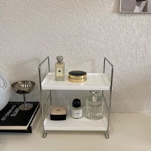 桌面收纳架化妆品置物架台面整理收纳架 角落架护肤品置物架子