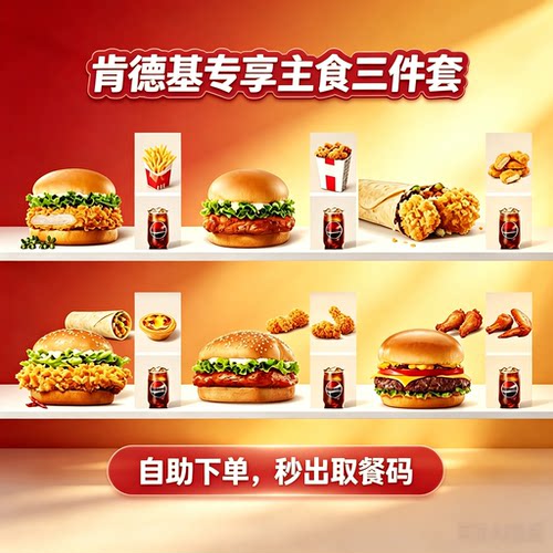 肯德基OK三件套代下单自助下单
