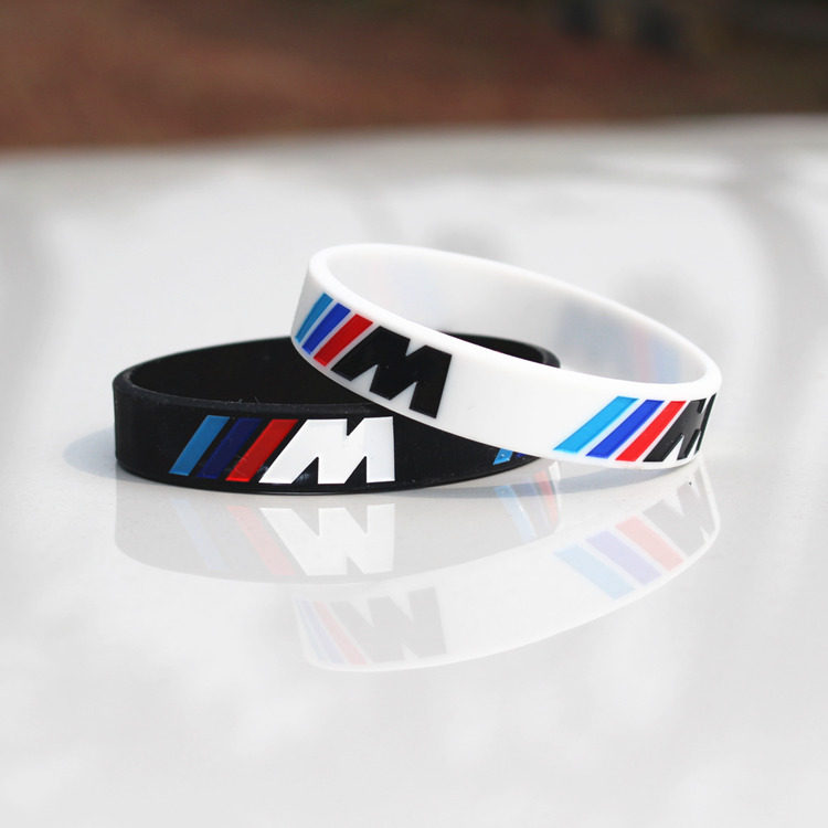 BMW M Bracelet纪念手环学生运动潮牌小清新男女情侣款硅胶腕带