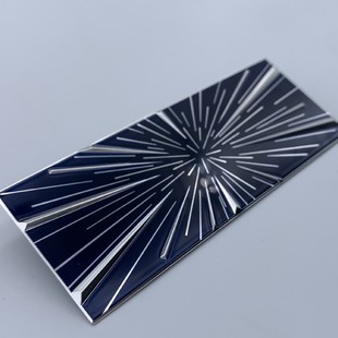 焕新3时光隧道车标贴特斯拉model3/y装饰改装PLAID性能金属车尾标