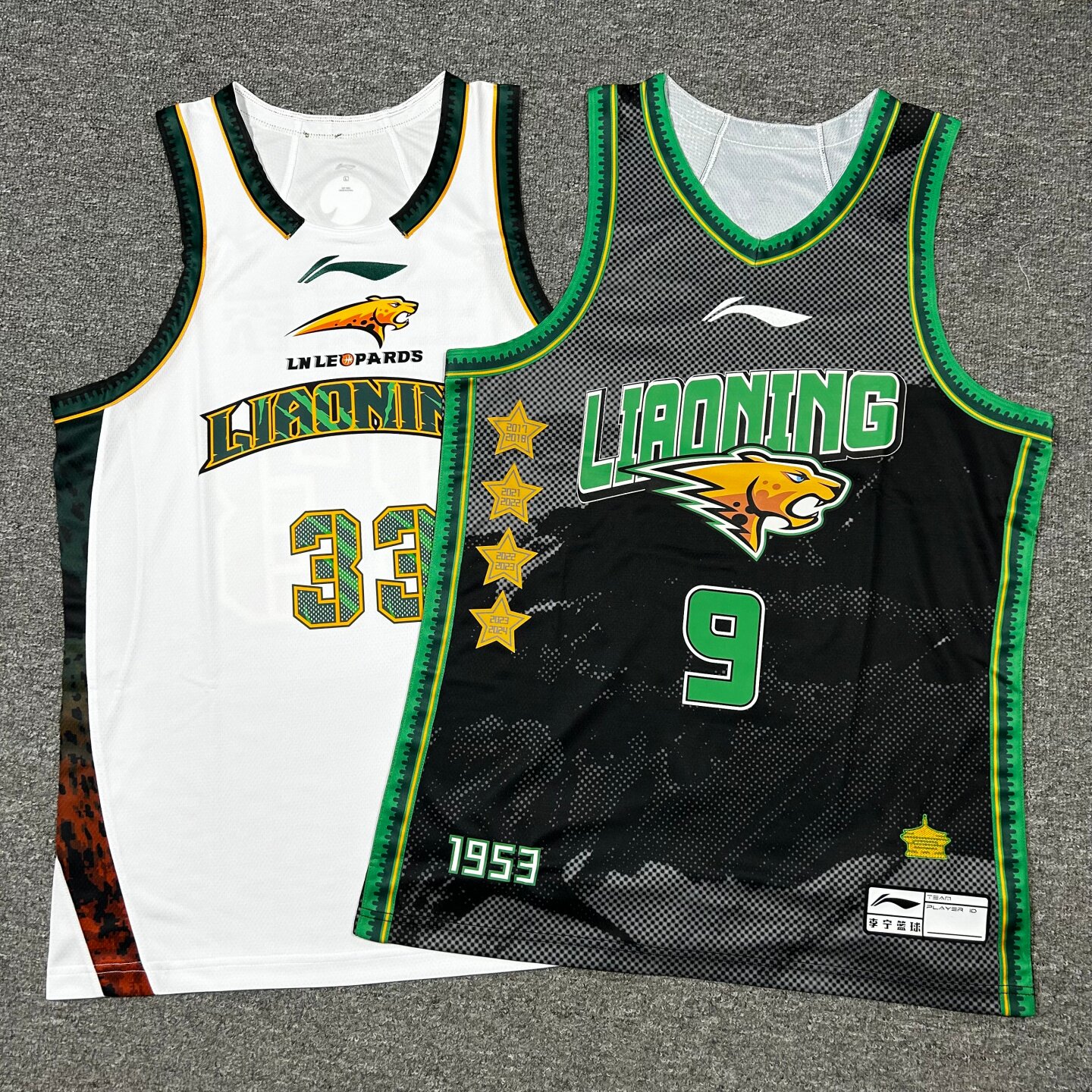 李宁赞助CBA25-26赛季辽宁飞豹王岚嵚姜宇星付豪篮球比赛速干球衣