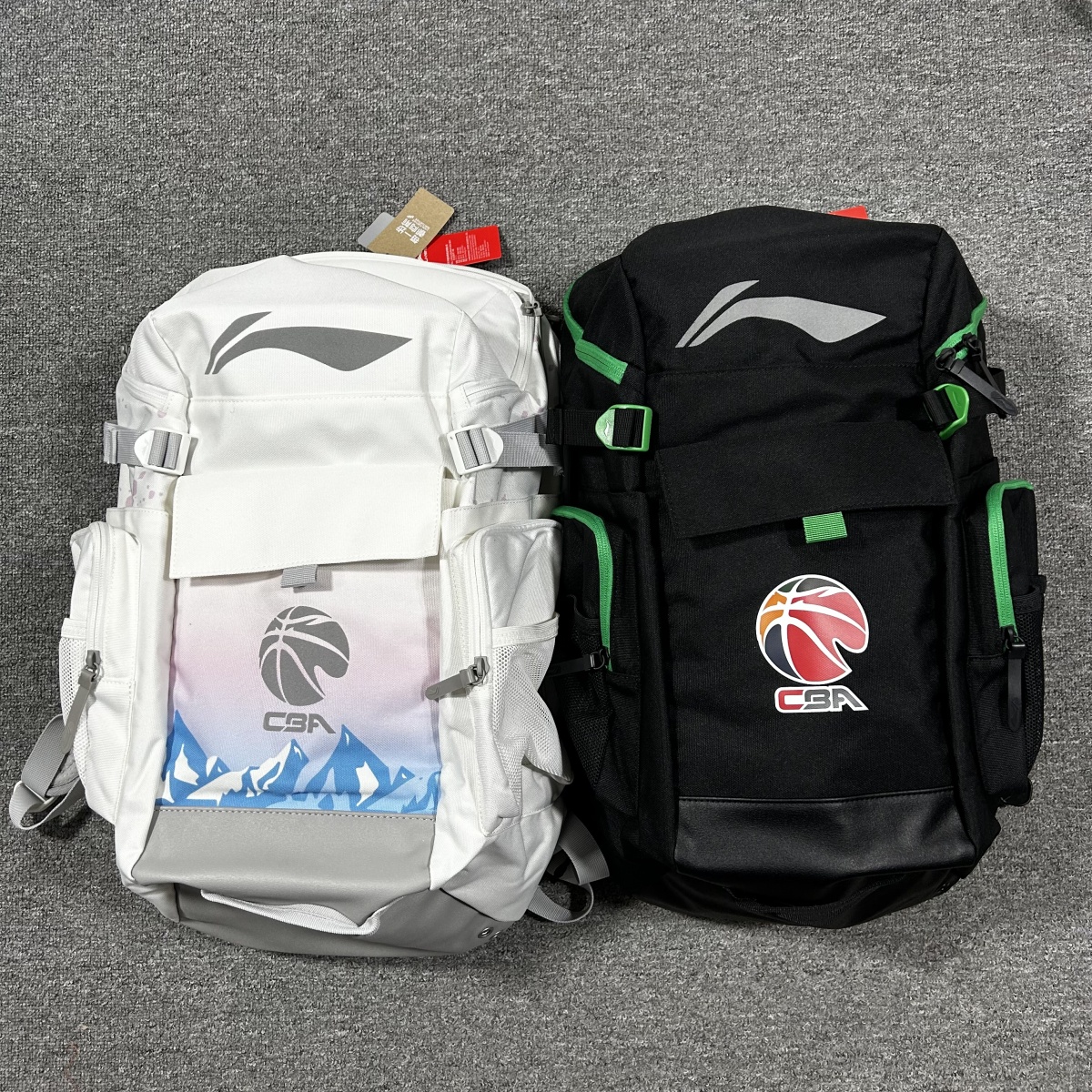 李宁赞助CBA24-25赛季球员篮球运动背包干湿分离大容量双肩包