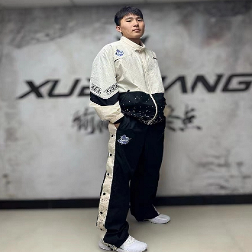 李宁cba赞助款23-24赛季厦门全明星夏季轻便速干排扣长裤ayku711