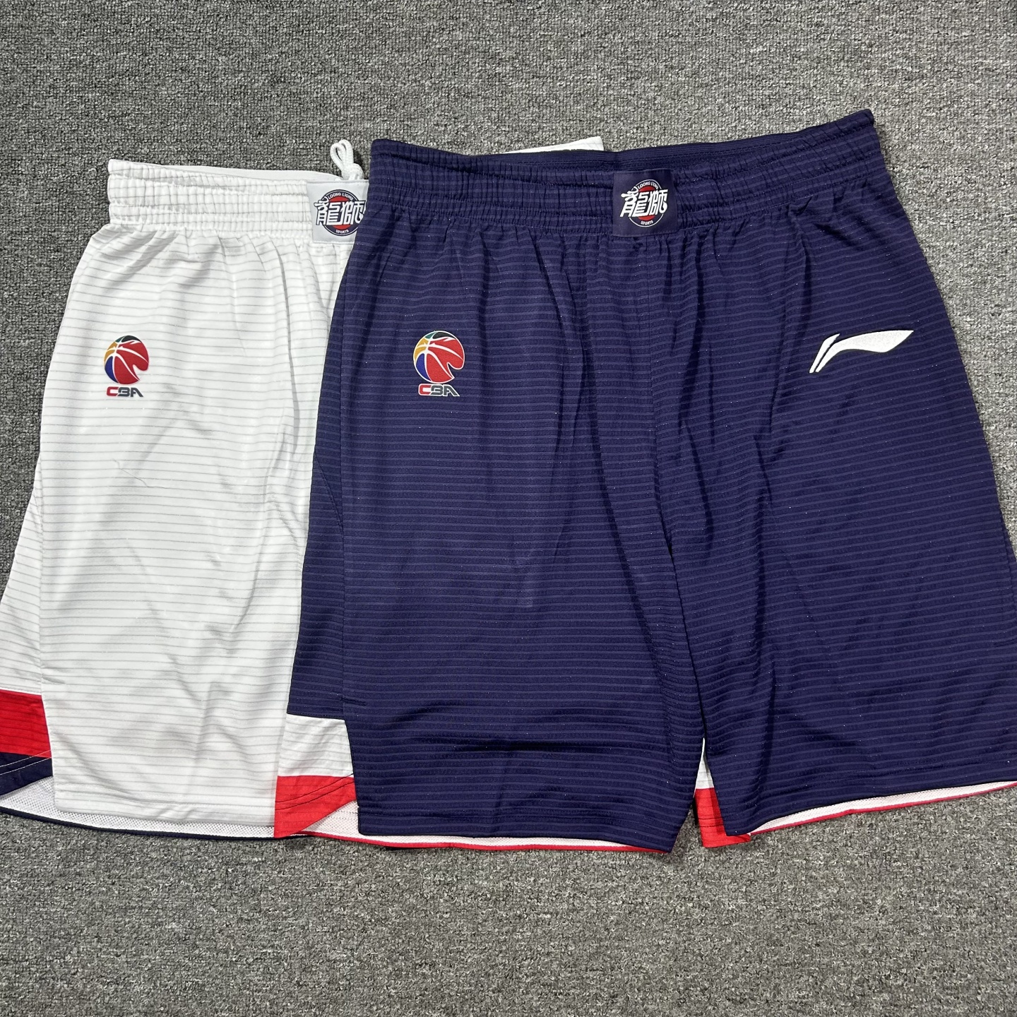 李宁赞助CBA大码篮球运动短裤