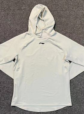李宁CBA赞助款23-24赛季球员穿连帽卫衣训练帽衫投篮服AAEU003