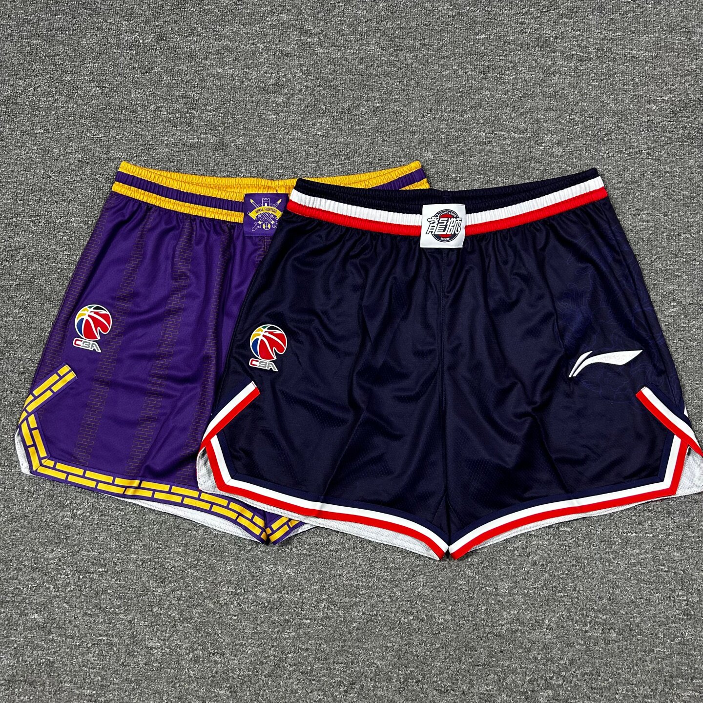 李宁赞助CBA25-26北控广州山东宁波四川城市版篮球运动速干短裤