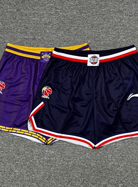 李宁赞助CBA25-26北控广州山东宁波四川城市版篮球运动速干短裤