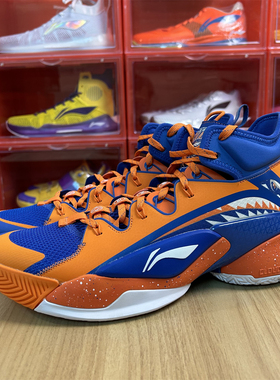 李宁赞助CBA上海鲨鱼队篮球球员款空袭6耐磨防滑篮球鞋ABAQ071