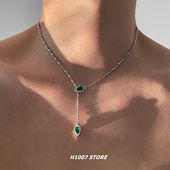 很闪 项链女配饰颈链2025年新款 新年款 小众灵蛇锁骨链设计感男款