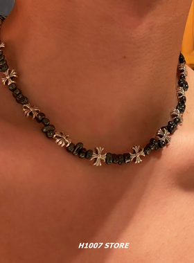 潮牌串珠女嘻哈情侣项链小众设计