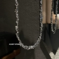 Silver Irregular Necklace
