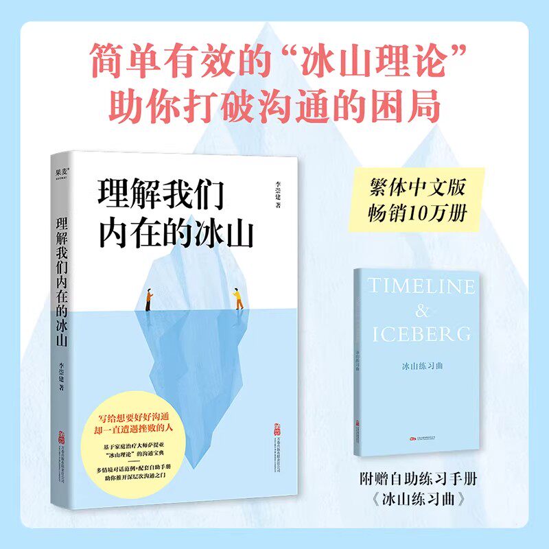 理解我们内在的冰山 李崇建 基于萨提亚的冰山理论 深入觉察自我 走进他人内心世界 学会有效沟通 心理学 人际交往 果麦 - 实物图